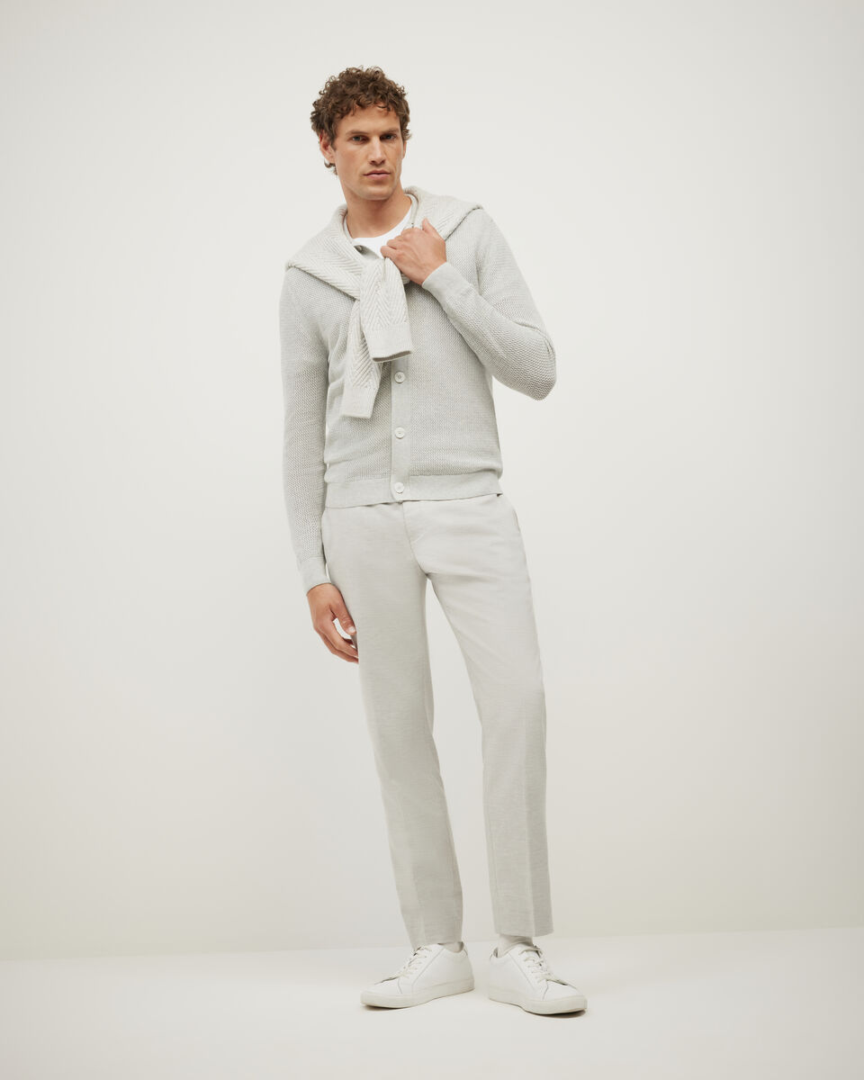 Blake Button Down Long Sleeve Knit, Grey Marle, hi-res